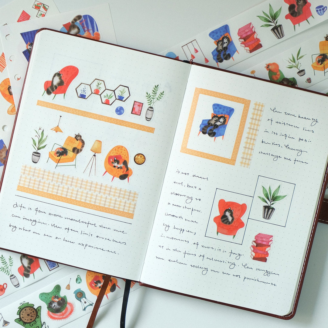 The Washi Tape Shop - Pre-cut Paw Parlor Washi Tape Set