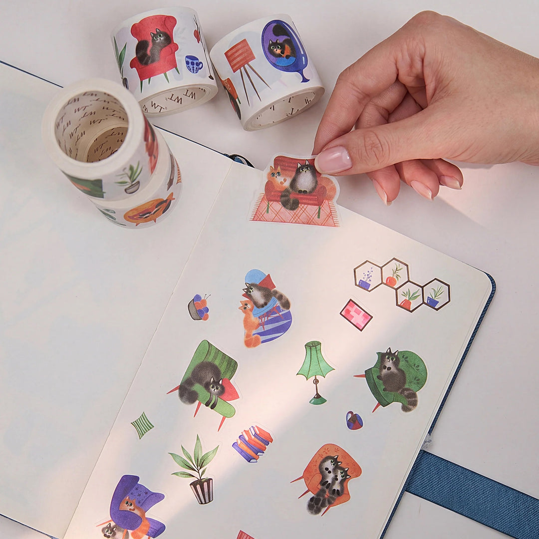 The Washi Tape Shop - Pre-cut Paw Parlor Washi Tape Set