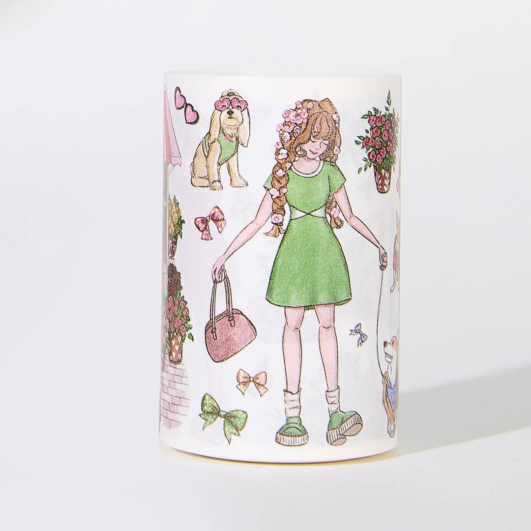 The Washi Tape Shop - Pre-cut Civic Green Washi/PET Tape