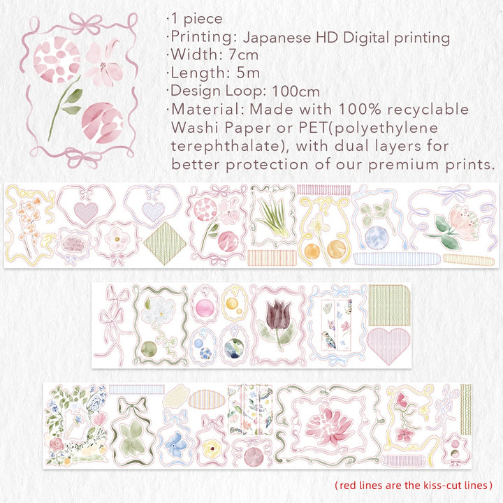 The Washi Tape Shop - Pre-cut Eden's Gallery Washi/PET Tape