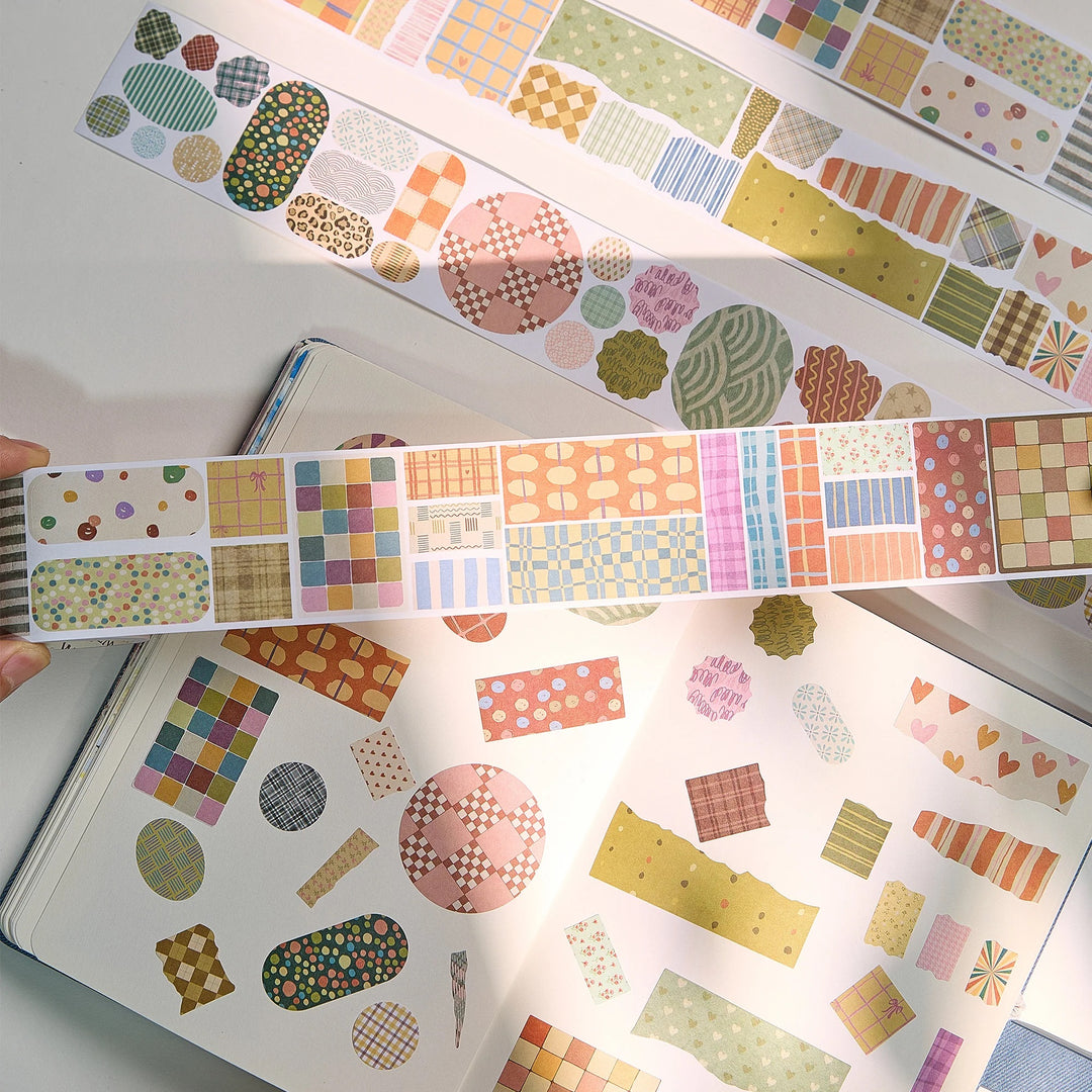 The Washi Tape Shop - Pre-cut Heritage Snippets Script Washi Tape Set