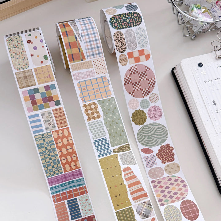 The Washi Tape Shop - Pre-cut Heritage Snippets Script Washi Tape Set