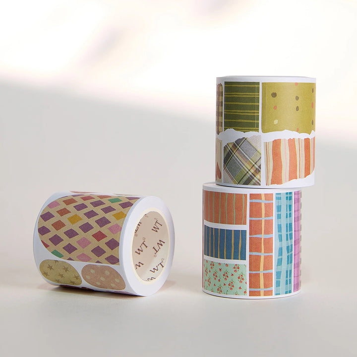The Washi Tape Shop - Pre-cut Heritage Snippets Script Washi Tape Set