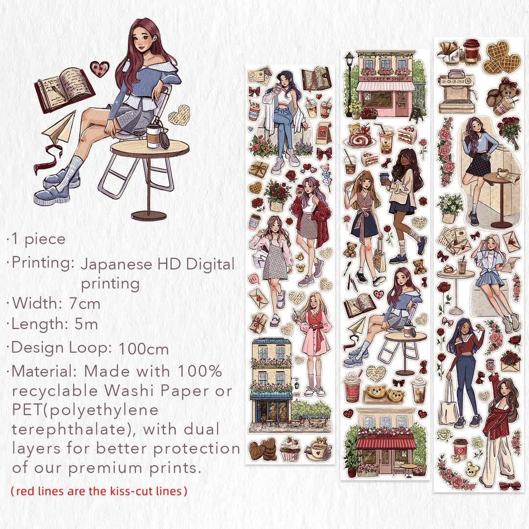 The Washi Tape Shop - Pre-cut Journal Nook Washi/PET Tape