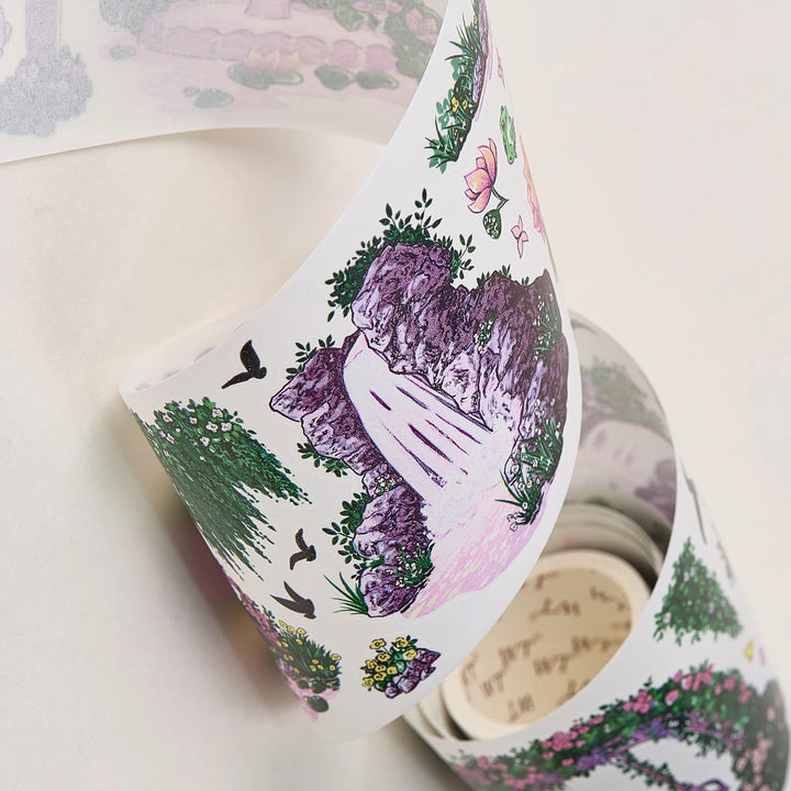 The Washi Tape Shop - Pre-cut Lotus Saga Wide Washi/PET Tape