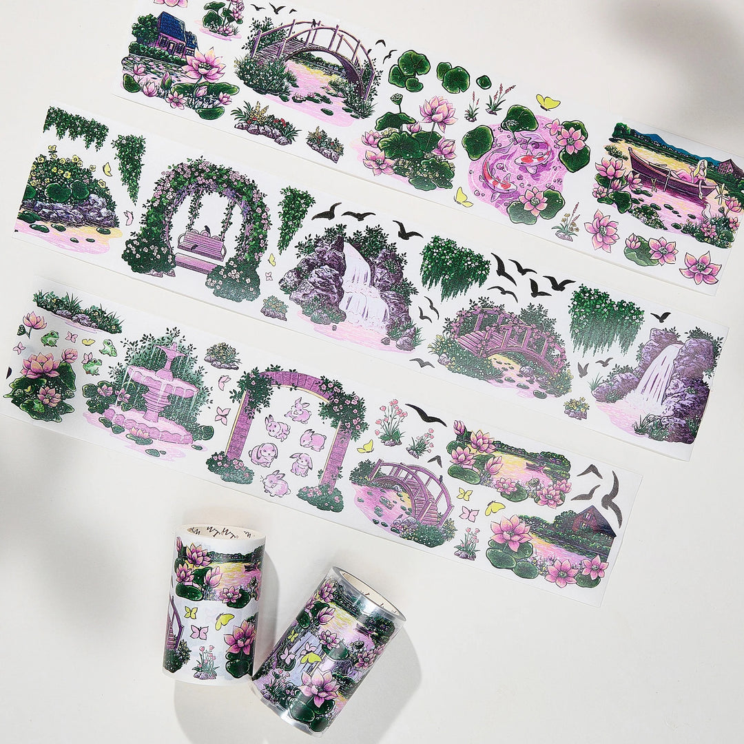 The Washi Tape Shop - Pre-cut Lotus Saga Wide Washi/PET Tape