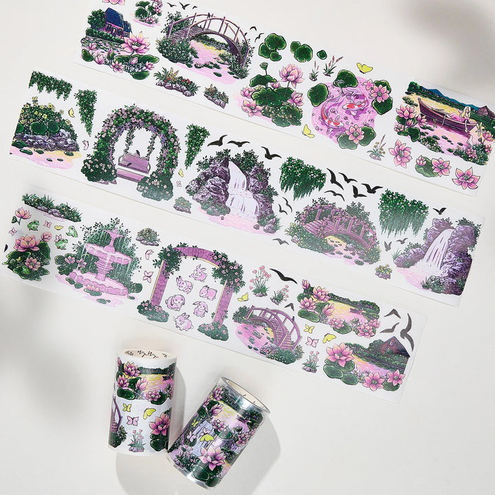 The Washi Tape Shop - Pre-cut Lotus Saga Wide Washi/PET Tape