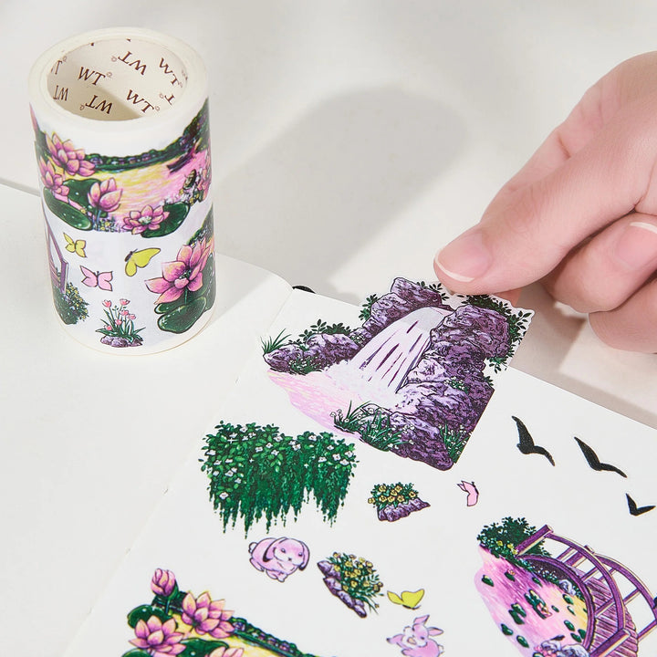 The Washi Tape Shop - Pre-cut Lotus Saga Wide Washi/PET Tape