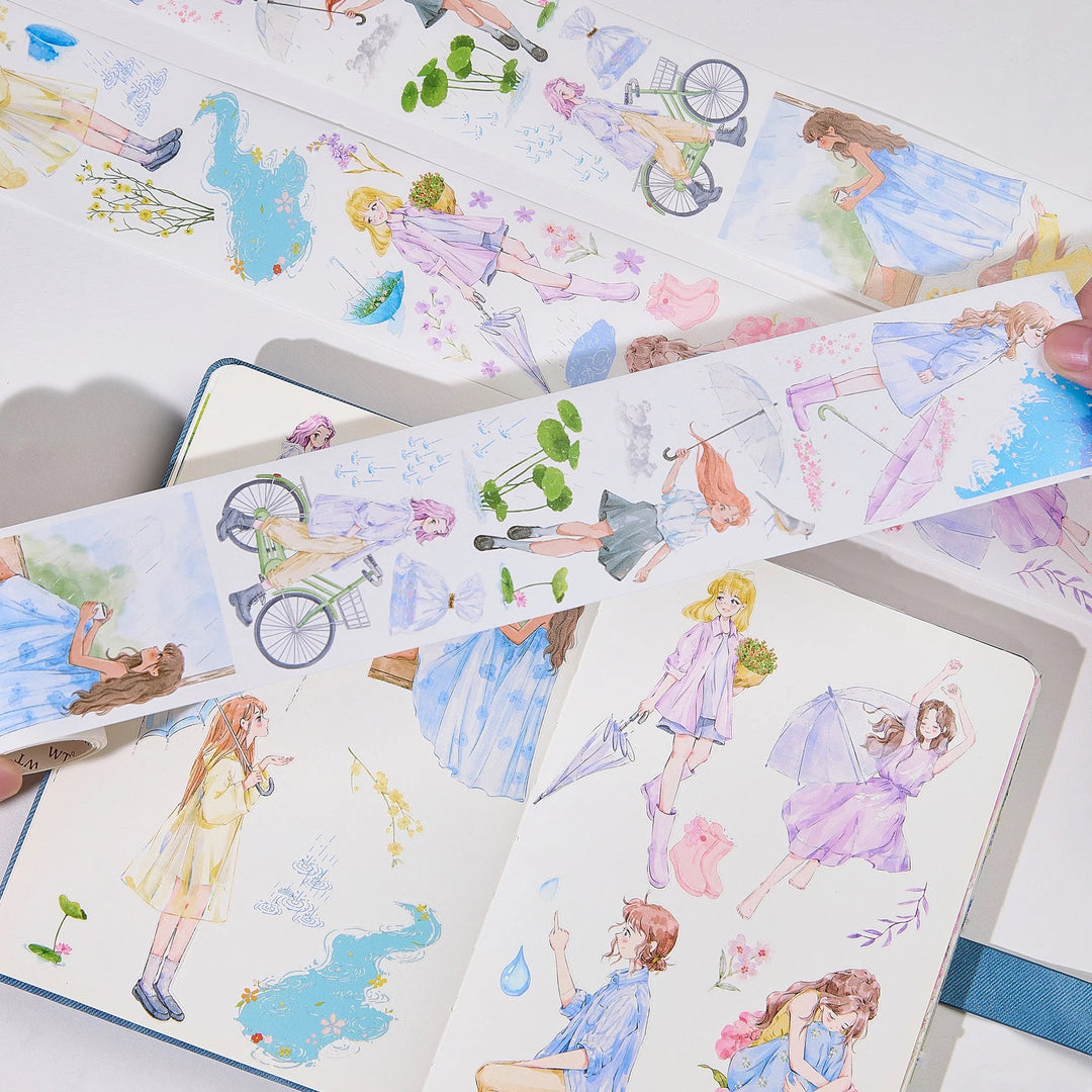 The Washi Tape Shop - Pre-cut Morning Dew Washi/PET Tape