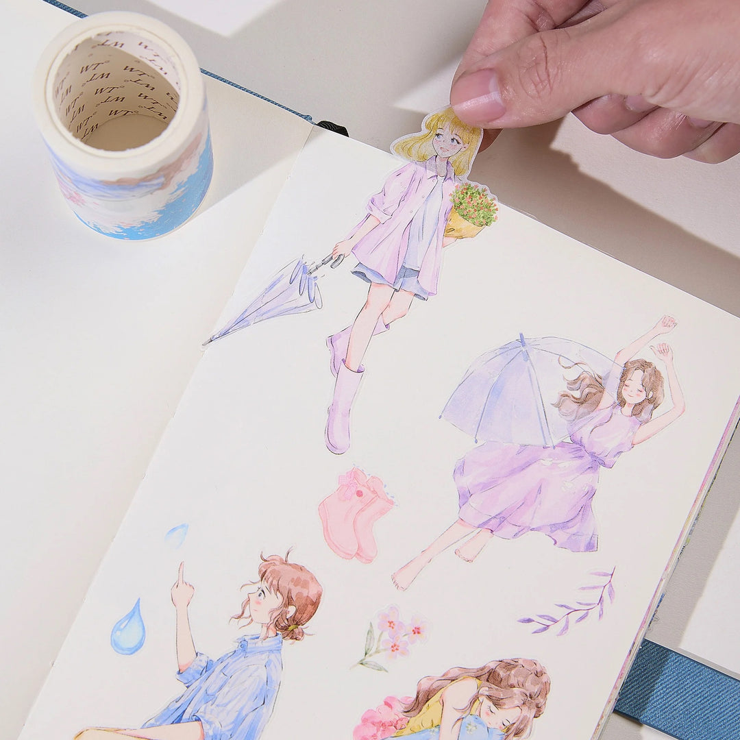 The Washi Tape Shop - Pre-cut Morning Dew Washi/PET Tape