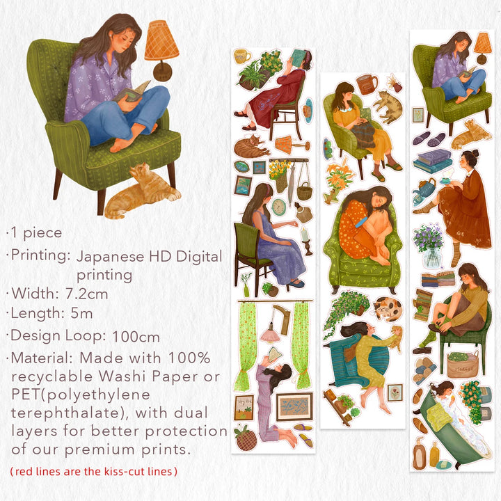 The Washi Tape Shop - Pre-cut Nostalgic Moments Washi/PET Tape