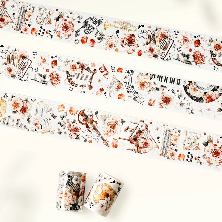 The Washi Tape Shop - Pre-cut Rose Sonata Washi/PET Tape