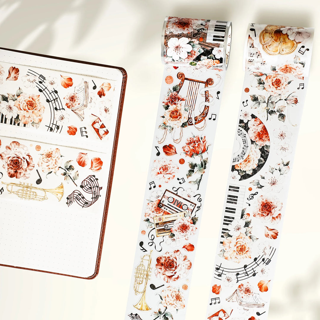 The Washi Tape Shop - Pre-cut Rose Sonata Washi/PET Tape