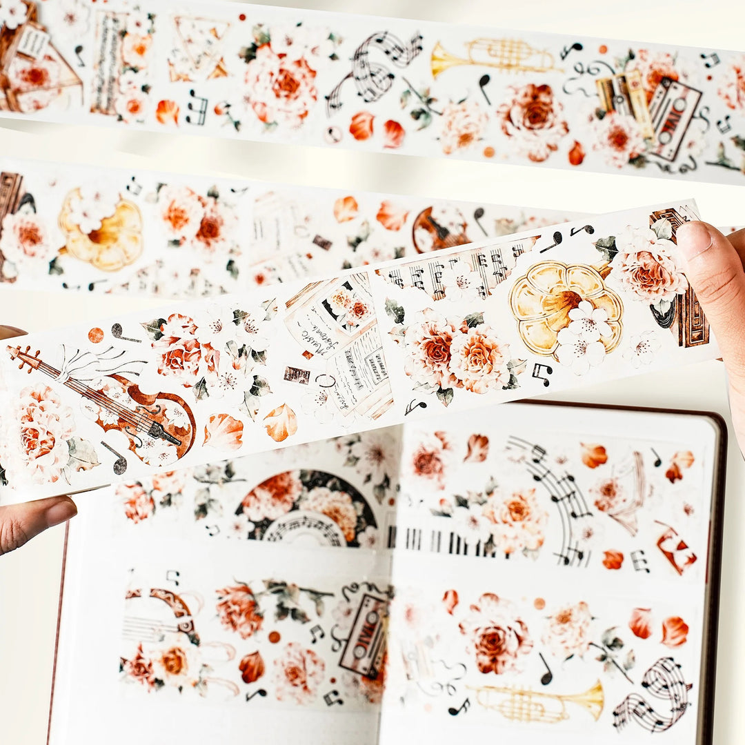 The Washi Tape Shop - Pre-cut Rose Sonata Washi/PET Tape