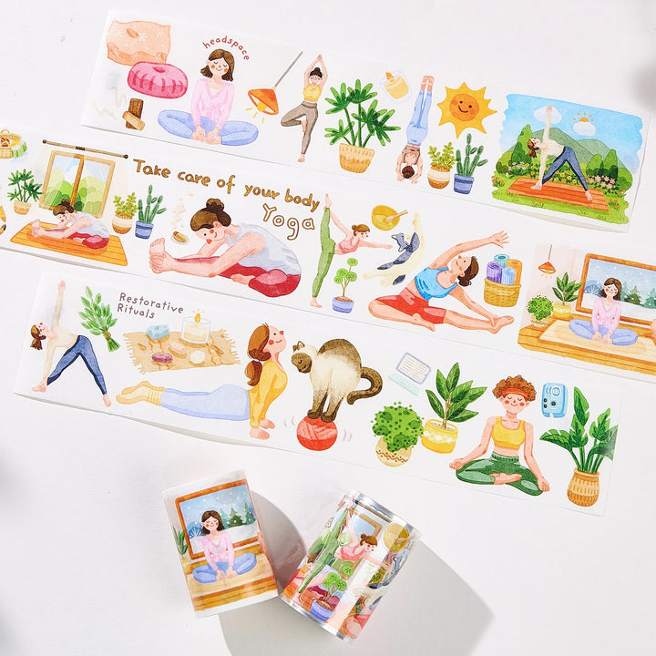 The Washi Tape Shop - Pre-cut Yoga Ode Washi/PET Tape