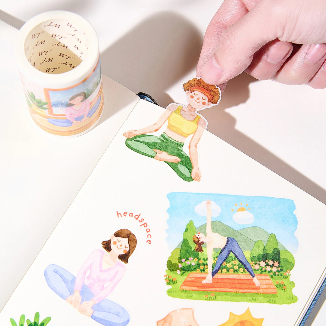 The Washi Tape Shop - Pre-cut Yoga Ode Washi/PET Tape