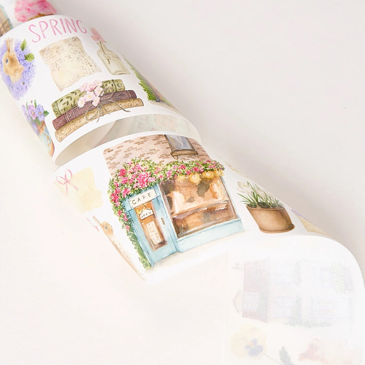 The Washi Tape Shop - Pre-cut Spring Cafe Washi/PET Tape