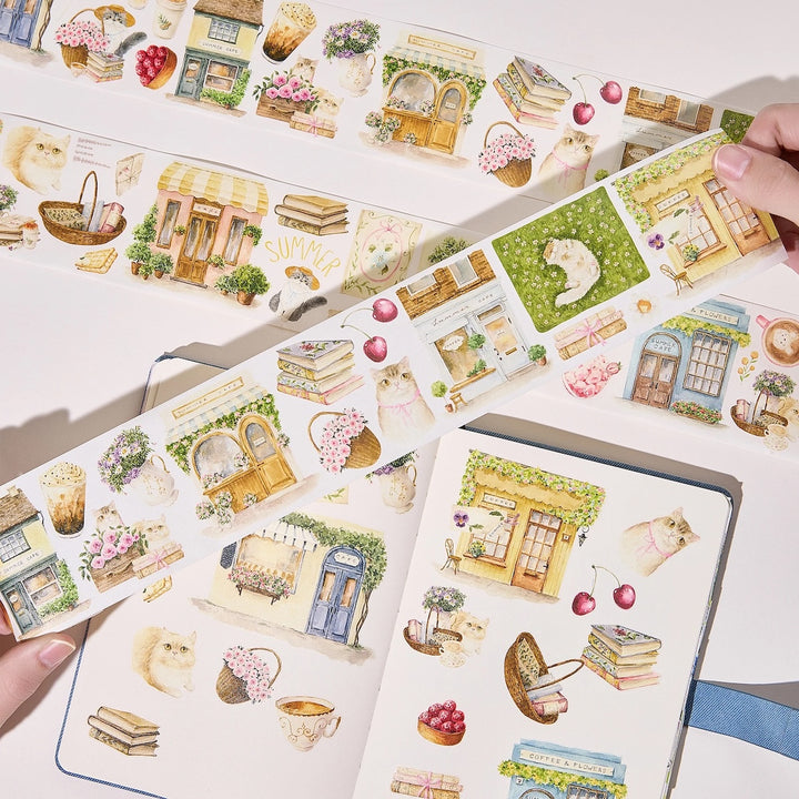 The Washi Tape Shop - Pre-cut Summer Cafe Washi/PET Tape