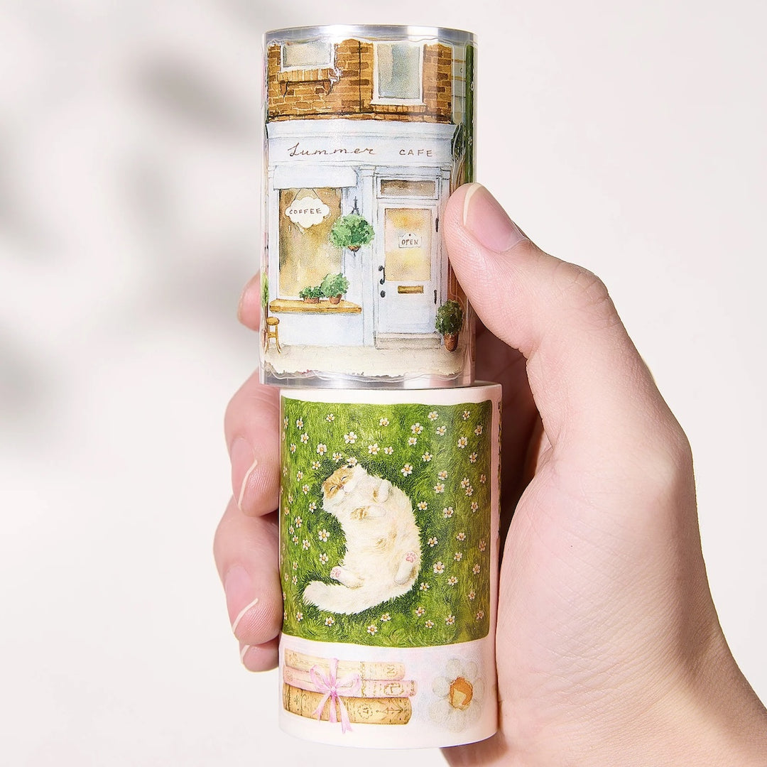 The Washi Tape Shop - Pre-cut Summer Cafe Washi/PET Tape