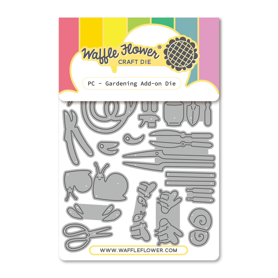 Waffle Flower - Postage Collage Gardening Add-ons Die