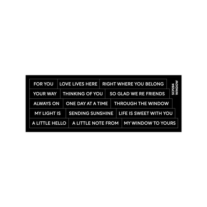 Waffle Flower - Subsentiments Window Diecut