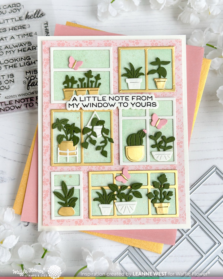 Waffle Flower - Window Sentiments Combo