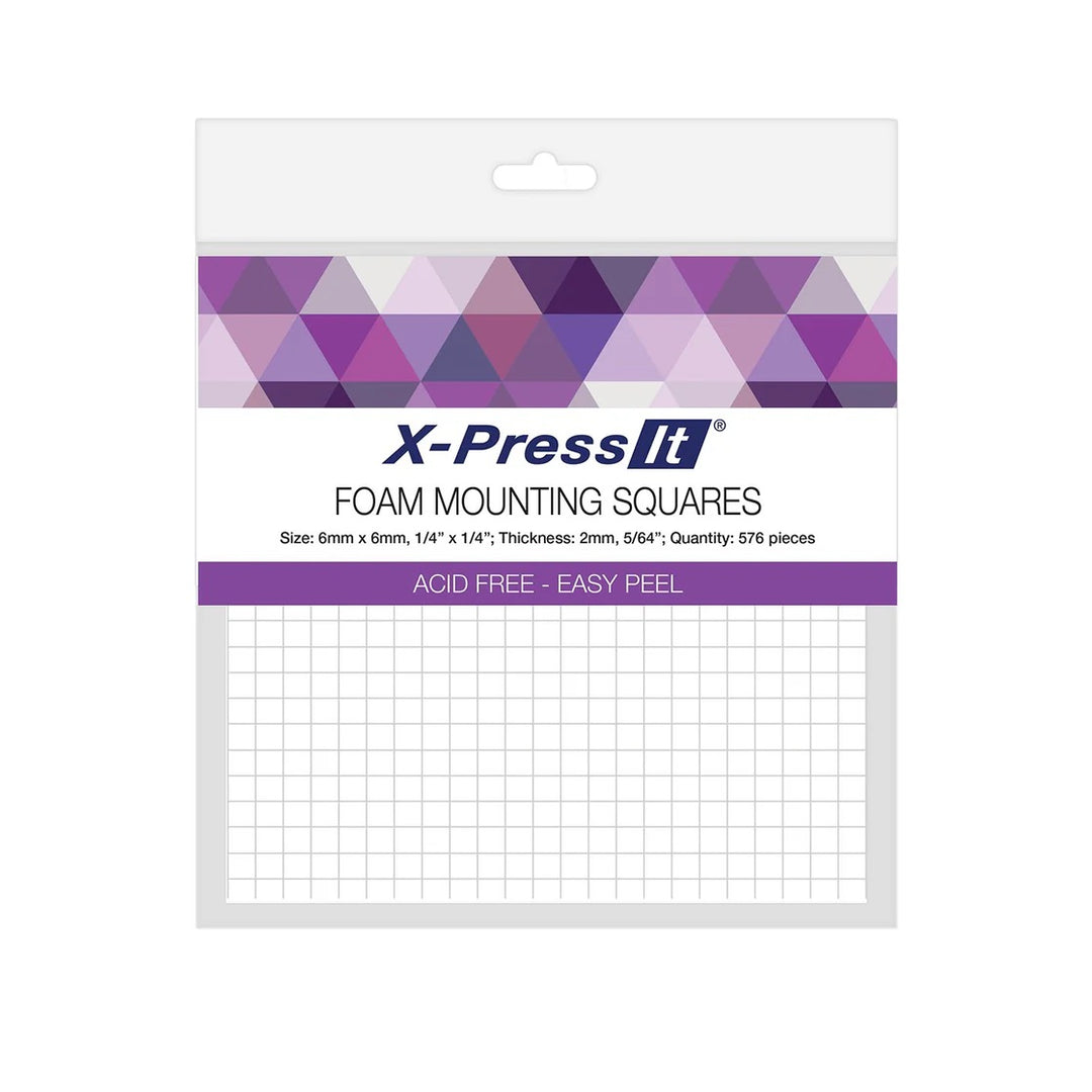 X-Press It - Foam Mounting Squares 6x6mm
