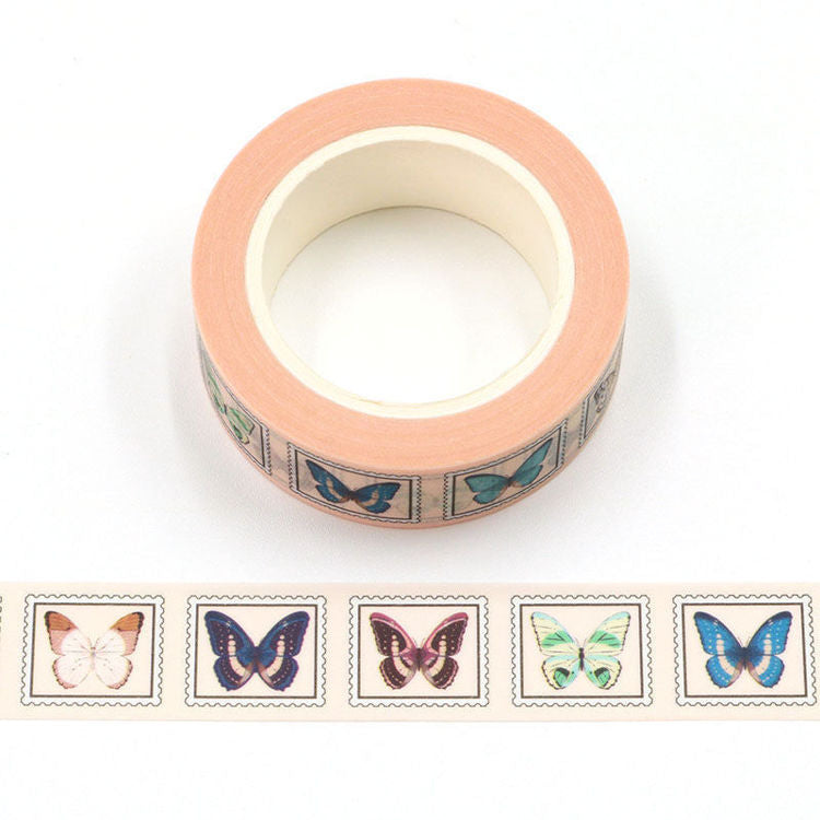 Washi Tape - Butterfly Stamp Design