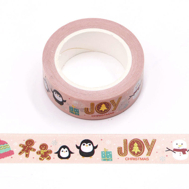 Washi Tape Foil Christmas Joy
