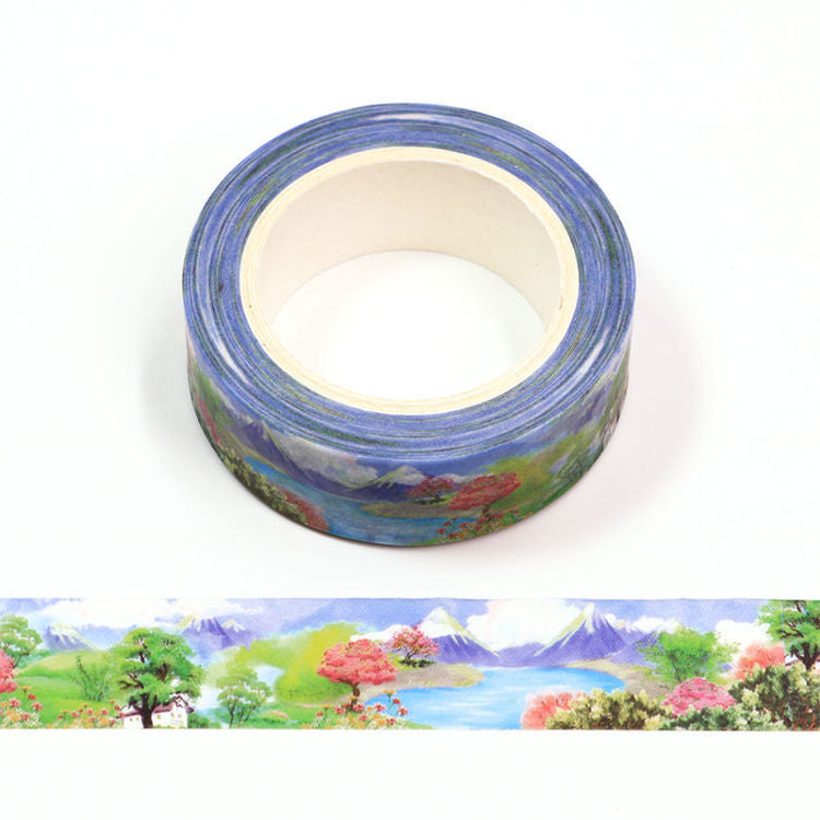 Washi Tape - Water Colour Landscape