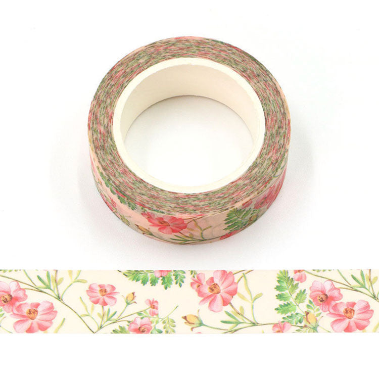 Washi Tape - Floral Open Flowers