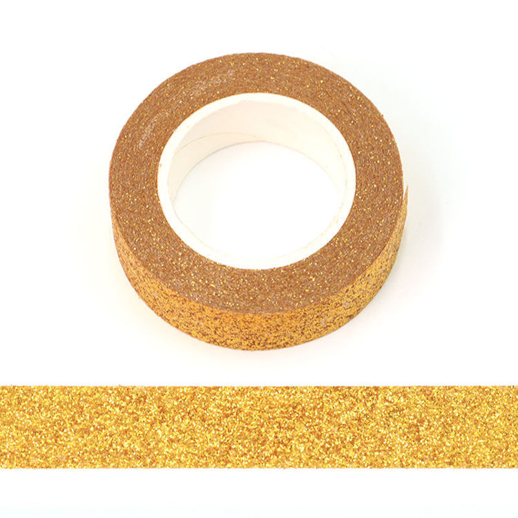 Glitter Tape - Bright Gold Sparkle