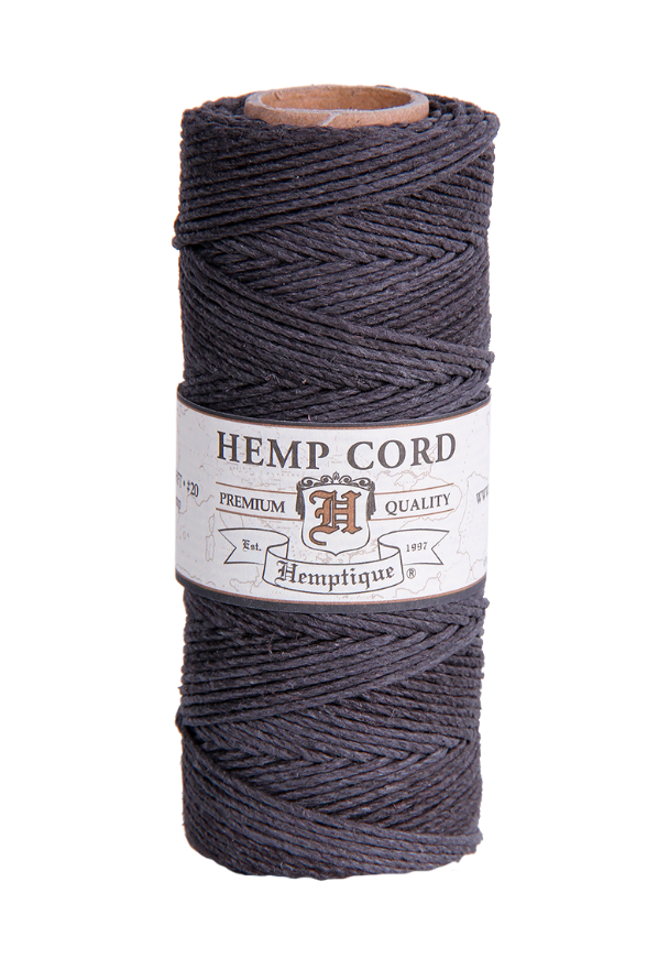 Hemptique Hemptique Hemp Macrame Cord Dark Grey #20