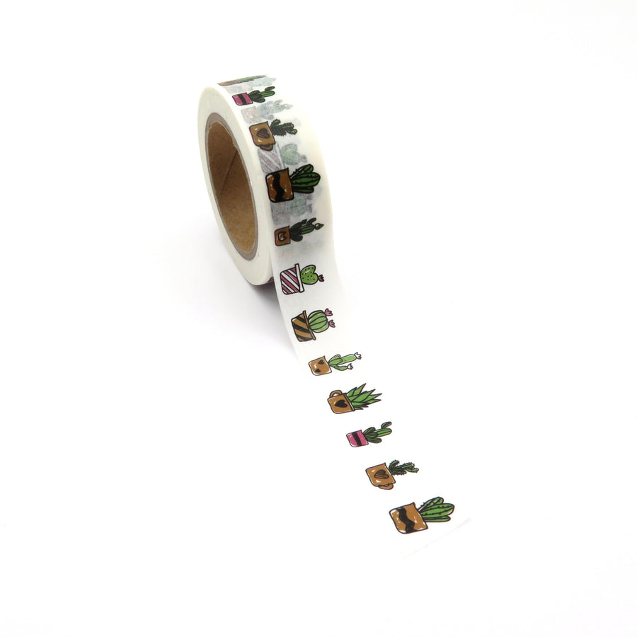 succulent washi tape Washi Tape, Cactus & Succulent Pot Plant – Hobby Hoppers