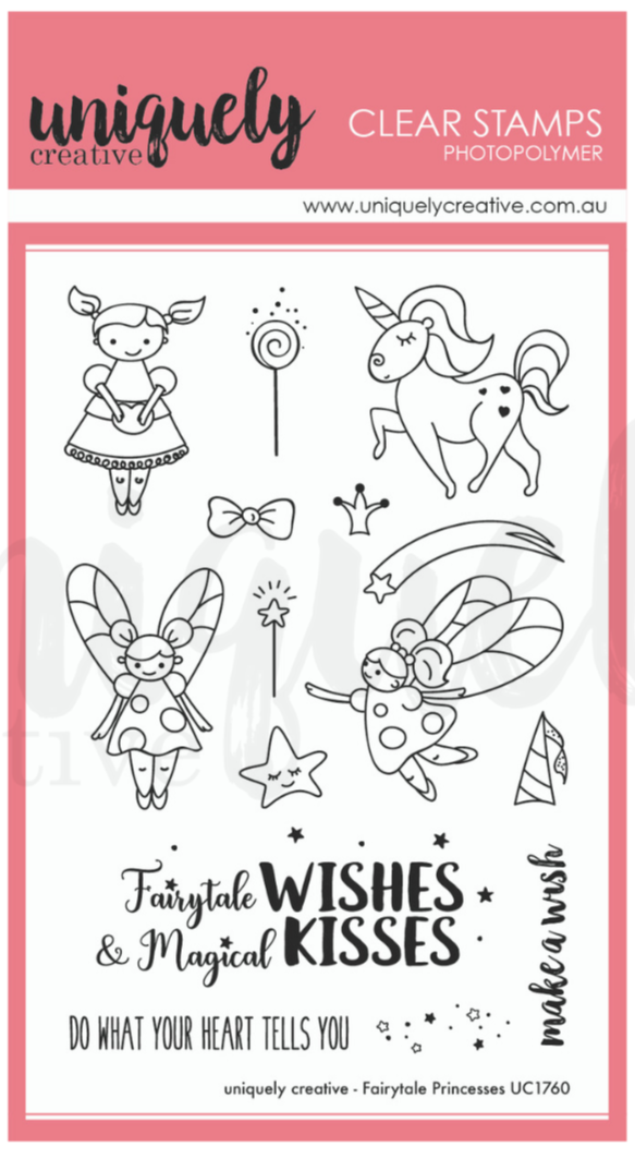 UC1760 Fairytale Princesses Photopolymer Stamp Set