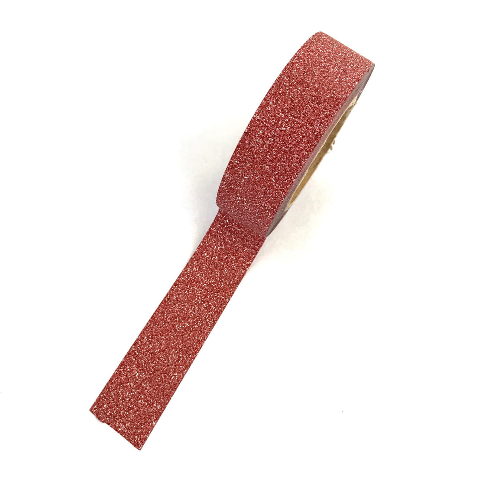 Antique Red Glitter Tape