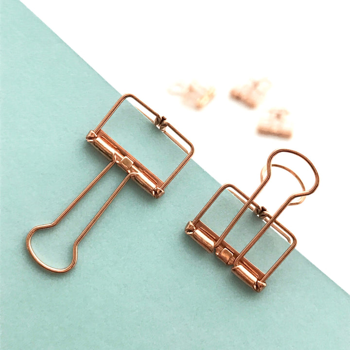 Copper Planner Clips