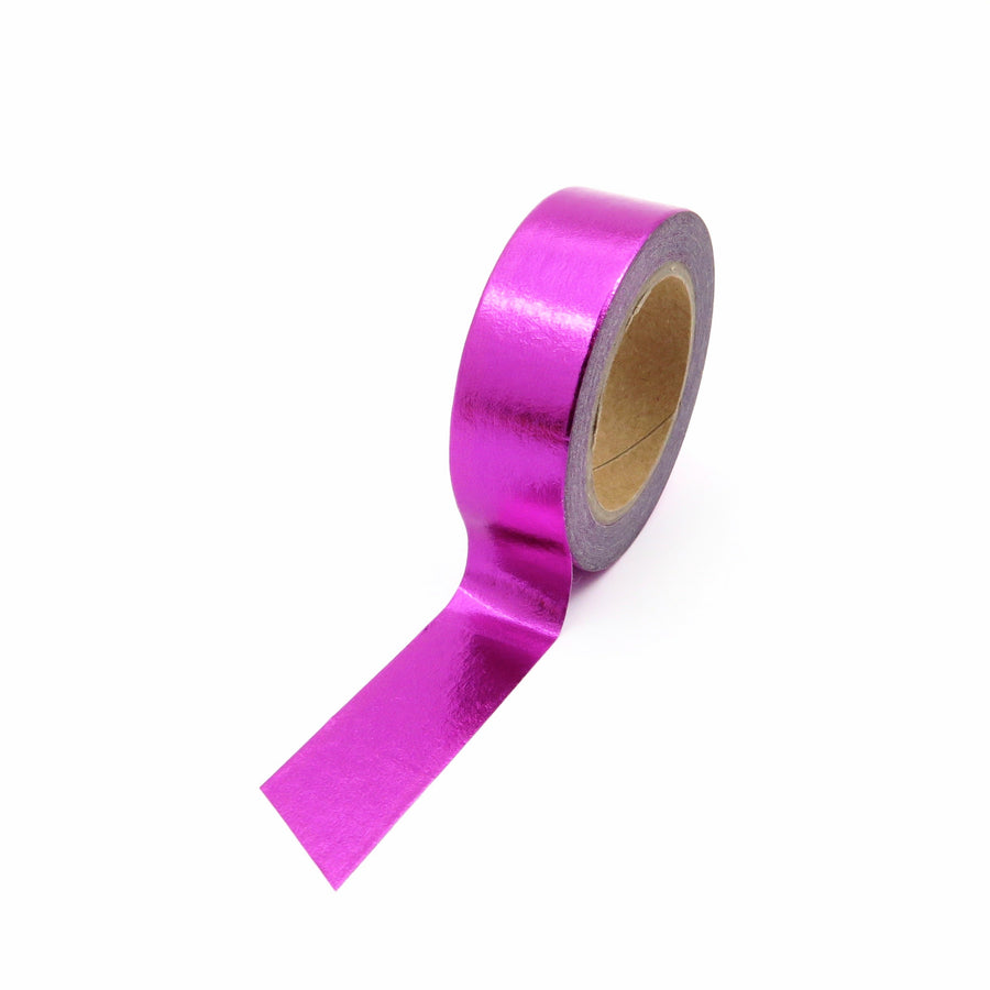 Washi Tape, Metallic Foil, Pink