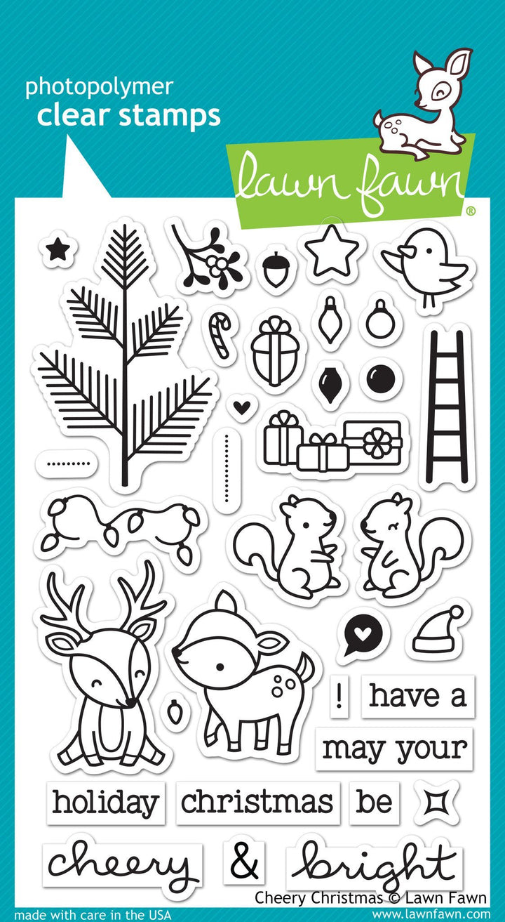 Lawn Fawn Cheery Christmas Stamp Set LF1216