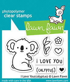 LF1823 - I Love You(calyptus) Stamps