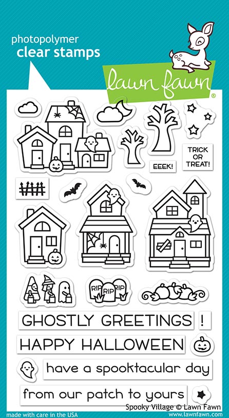 LF2014 Spooky village Stamp Set