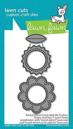 LF2254 reveal wheel circle add-on frames flower and sun