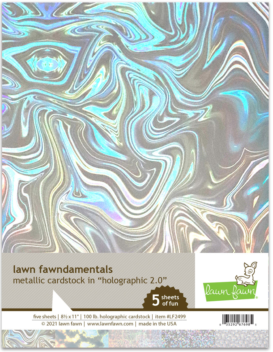 LF2499 Metallic Cardstock Holographic 2.0