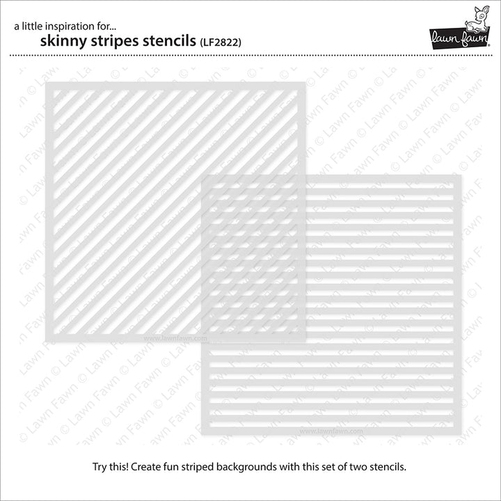 LF2822 - Skinny Stripes Stencils