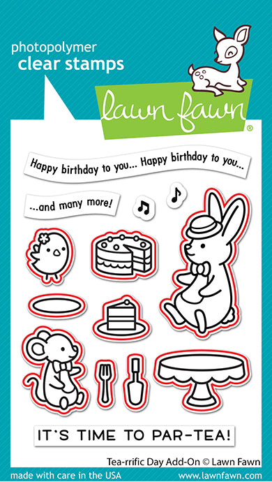 Lawn Fawn LF2859 - Tea-Rrific Day Add-On - Lawn Cuts
