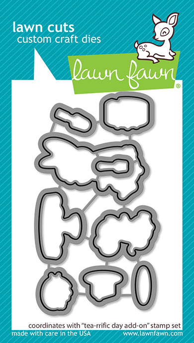 Lawn Fawn LF2859 - Tea-Rrific Day Add-On - Lawn Cuts