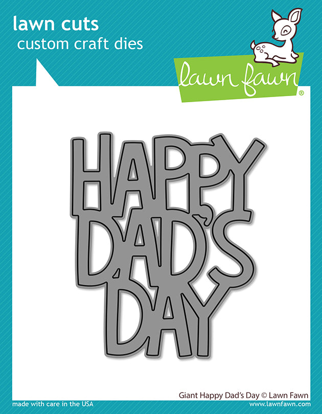 Lawn Fawn LF2885 - Giant Happy Dad'S Day