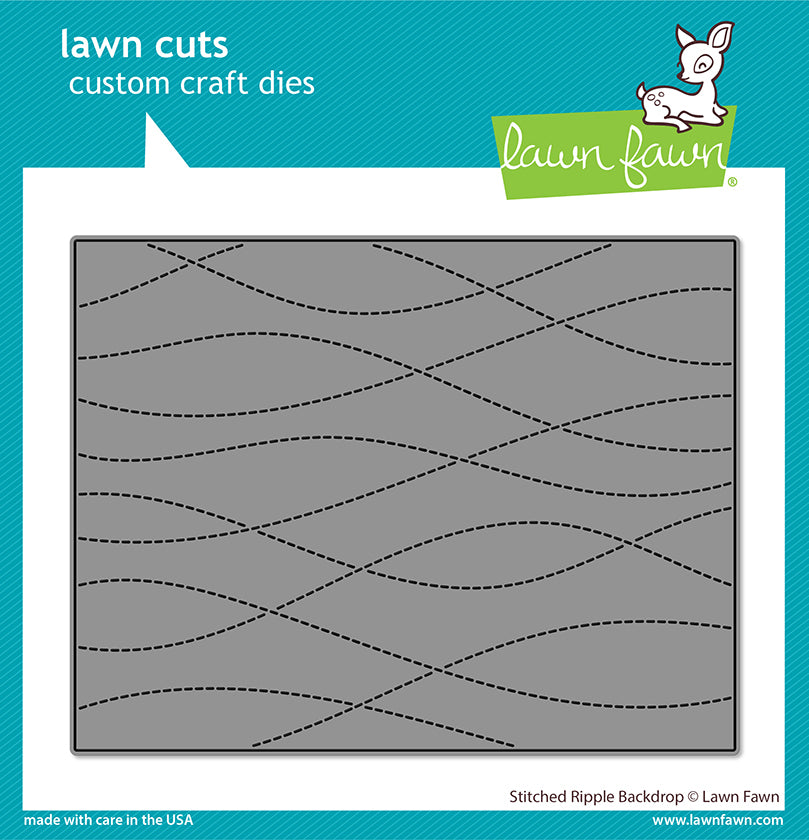 Lawn Fawn LF2888 - Stitched Ripple Backdrop