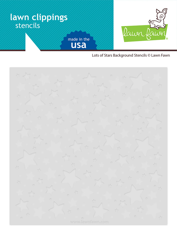 Lawn Fawn LF2893 - Lots Of Stars Background Stencils