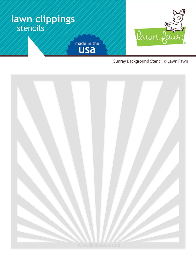 Lawn Fawn LF2894 - Sunray Background Stencil